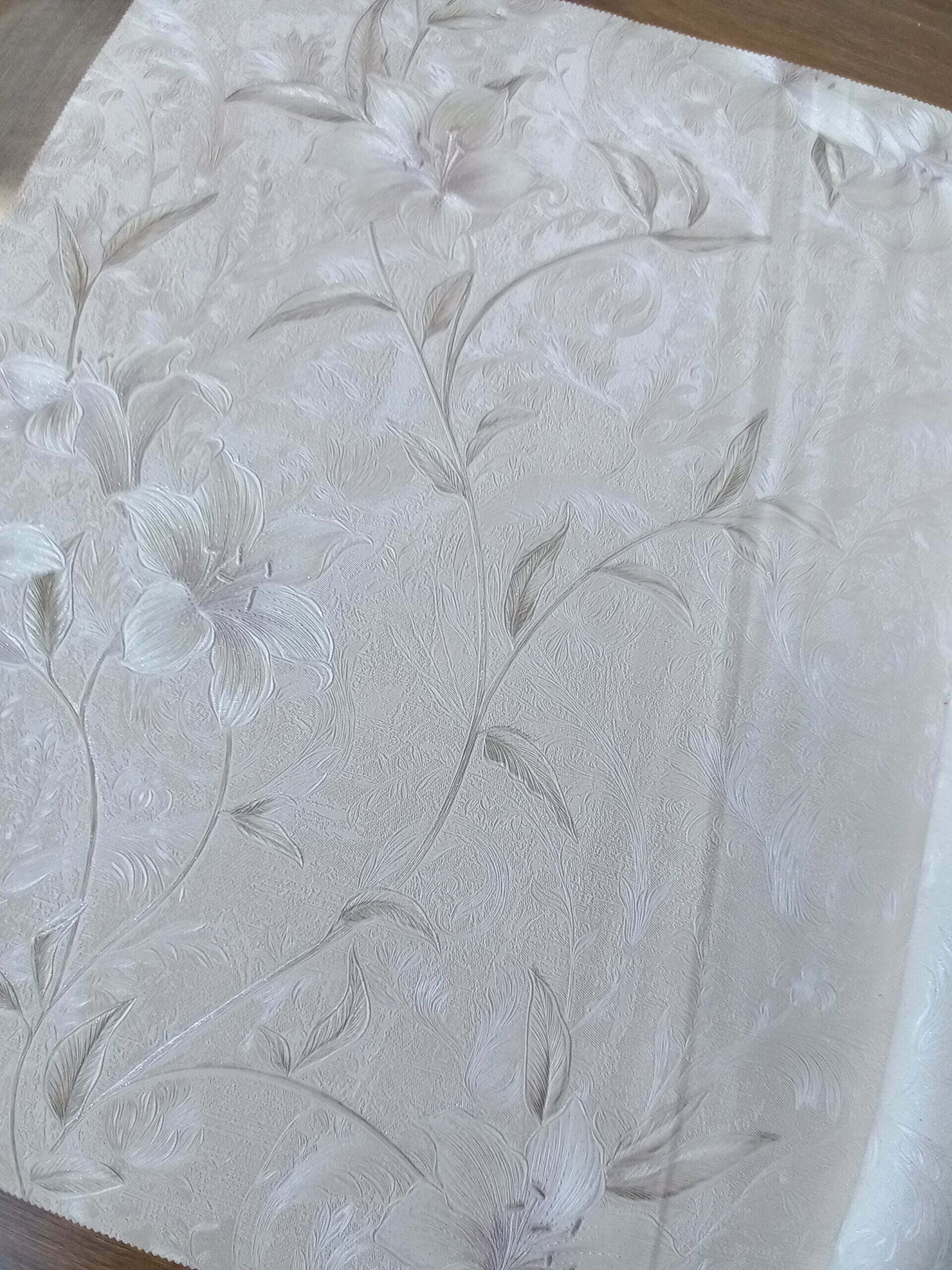 کاغذ دیواری اتاق خواب گل یاسی